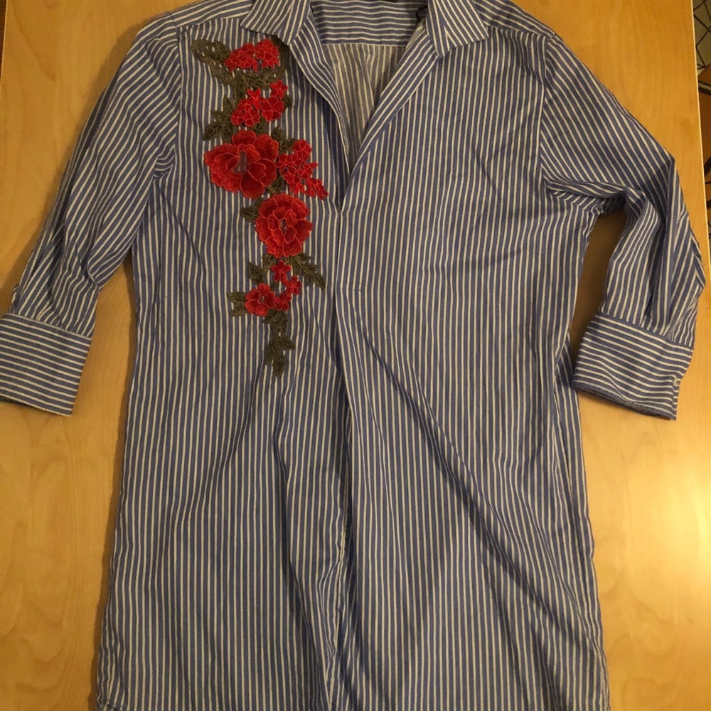 Zara embroidered tunic - Picture 5 of 8